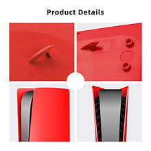 Load image into Gallery viewer, NexiGo PS5 Accessories Cover Set, PS5 Controller Faceplate &amp; Protective Shell Cover for Playstation 5 Digital Edition, Anti-Scratch Dustproof Protective Cover for Sony PS5 Console (Red)
