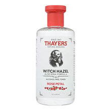 Load image into Gallery viewer, Thayers Alcohol-Free Rose Petal Witch Hazel Toner (3 Pack) 12-oz. Bottles Size: 12oz Pack of 3 Model: (Newborn, Child, Infant)
