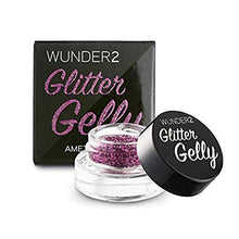 Load image into Gallery viewer, WUNDER2 GLITTER GELLY Long Lasting Glitter Gel - Face, Eye and Body Glitter Makeup, Amethyst Color
