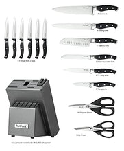Load image into Gallery viewer, McCook MC25A Knife Sets,15 Pieces German Stainless Steel Kitchen Knife Block Set with Built-in Sharpener

