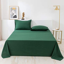 Load image into Gallery viewer, PY HOME &amp; SPORTS Queen Bed Sheets Set 4 Piece 1800 Thread Count Green Bed Sheets Queen Set with 16" Deep Pocket Super Soft and Comforterble (Green, Queen)
