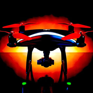 Master Airscrew Bundle - Stealth Propellers for DJI Phantom 4 - Red + White