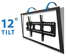 Load image into Gallery viewer, Mount-It! Low-Profile Tilting TV Mount | Flush Mount TV Bracket Wide | Ultra-Thin TV Mount with Tilt for 42-70 in. Screen TVs | VESA Compatibility up to 850x450 | 220 lbs. Capacity
