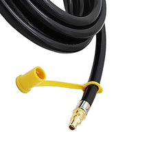 Load image into Gallery viewer, MCAMPAS 12FT 1/4&quot; Quick Connect Fittings Propane Hose with Elbow Adapter Converter for 17&quot; and 22&quot; Blackstone Tabletop Camper Grill Hook Up RV Motorhomes
