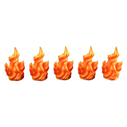 Fire Tokens, Terrain Scenery for Tabletop 28mm Miniatures Wargame, 3D Printed and Paintable, EnderToys