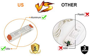 120 Watts 12V 10A Dimmable LED Driver Dimming LED Power Supply 110V to 12V DC led Transformer 12v dimmable