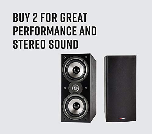 Load image into Gallery viewer, Polk Audio Monitor 40 Series II Bookshelf Speaker (Black, Pair) - Big Sound, High Performance | Perfect for Small or Medium Size Rooms