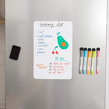 Load image into Gallery viewer, Small Magnetic Dry Erase Board for Fridge 12x8 inch
