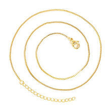 Load image into Gallery viewer, KOMI Hamsa Necklace Hand of Fatima Evil Eye Necklace 18K Gold Plated CZ Cubic Zirconia Necklace Evil Eye Pendant Necklace Minimalist Amulet Necklaces for Women
