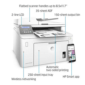 HP Laserjet Pro M148dw All-in-One Wireless Monochrome Laser Printer, Mobile & Auto Two-Sided Printing, Works with Alexa (4PA41A)