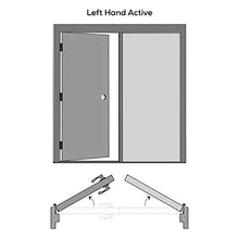 Load image into Gallery viewer, National Door Company ZZ365071L Solid Core, Molded, 2-Panel Archtop, Left Hand Active, Prehung Interior Double Door, 48" x 80" on 6-9/16" Jamb, MDF
