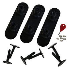 Load image into Gallery viewer, AQUBONA Double Tabs Fins Soft Plug 3pcs for Softboard Soft Top Surfboard Accessories Surfing
