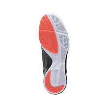 Load image into Gallery viewer, Reebok Men's More Buckets Sneaker, Black/White/Orange Flare, 9.5
