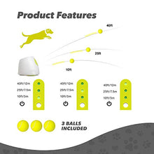 Load image into Gallery viewer, Dog Interactive Toy Automatic Dog Ball Launcher Pet Ball Thrower Dog Fetch Toy Include 3 PCS 2.5&#39;&#39;Tennis Ball
