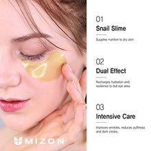 Load image into Gallery viewer, Snail Repair Intensive Ampoule &amp; Snail Gold Eye Gel Patches
