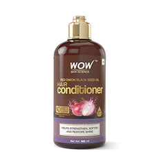 Load image into Gallery viewer, WOW Red Onion Black Seed Oil Shampoo &amp; Conditioner Kit Increase Gloss, Hydration, Shine - Reduce Itchy Scalp, Dandruff &amp; Frizz - No Parabens or Sulfates - All Hair Types (2 x 16.9 Fl Oz / 500mL)
