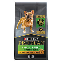 Load image into Gallery viewer, Purina Pro Plan Small Breed Dog Food With Probiotics for Dogs, Shredded Blend Chicken &amp; Rice Formula - 6 lb. Bag
