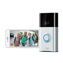 Load image into Gallery viewer, Ring Video Doorbell (1st Gen) – 720p HD video, motion activated alerts, easy installation – Satin Nickel
