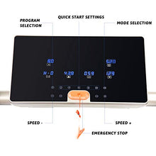 Load image into Gallery viewer, ZELUS 3HP Folding Treadmill for Home or Office | Home Gym Exercise Equipment up to 7.5mph Cardio Training with Free Sports App, Bluetooth Speaker, Heart Rate Monitor, Magnetic Shock Absorption
