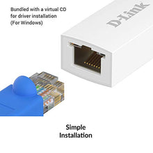 Load image into Gallery viewer, D-Link USB C to Ethernet Adapter, Type C to 2.5 Gigabit Ethernet LAN Network Adapter 2500 Mbps Wired Performance Windows Mac OS Dongle (DUB-E250)

