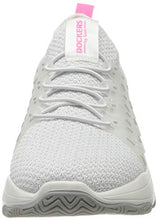 Load image into Gallery viewer, Dockers by Gerli Women's Low-Top Sneakers, White Weiß Neon Pink 596, 8.5
