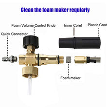 Load image into Gallery viewer, Tool Daily Foam Cannon with 1/4 Inch Quick Connector, 1 Liter, 5 Pressure Washer Nozzle Tips
