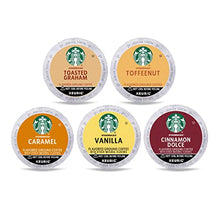 Load image into Gallery viewer, Starbucks Flavored K-Cup Coffee Pods Variety Pack for Keurig Brewers 40 Count (Pack of 1)
