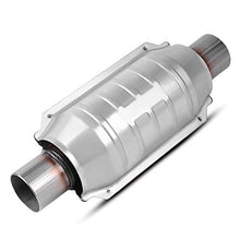 Load image into Gallery viewer, AUTOSAVER88 ATCC0016 2" Inlet/Outlet Universal Catalytic Converter with O2 Port and Heat Shield (EPA Compliant)

