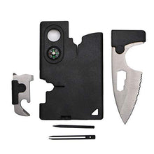 Load image into Gallery viewer, Semper Paratus Gear Gifts for men Pocket MultiTool Card Gadgets for Men - 10 in 1 Credit Card Tactical Multi Tool for everyday use - Home Work or Outdoors - Be a hero. Be prepared. Guy Stuff (3 Pack)
