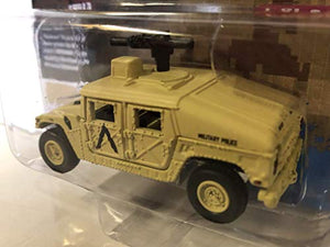 Humvee Military Outfit with Roof Gun (Military Police) Sand Off Road Series Limited Edition to 3,600 Pieces Worldwide 1/64 Diecast Model Car by Johnny Lightning JLCP7158