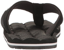 Load image into Gallery viewer, Volcom Boys' Recliner Youth FLIP Flop Sandal, Black/White, 5 M US Big Kid
