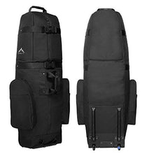 Load image into Gallery viewer, Himal Golf Travel Bag - Heavy Duty 600D Polyester Oxford Wear-Resistant, Excellent Zipper Universal Size with Wheels, Soft-Sided Golf Club Travel Cover to Protect Clubs
