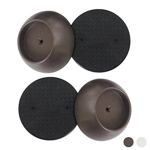 Baby Gate Guru Small Wall Protector 4 Pack - Bronze - Cup Pads to Guard Your Walls from Pressure Mounted Baby Gates, Pet Gates, Safety Gates, Shower Curtain Rods, and More (4 Pack, Bronze)