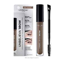 Load image into Gallery viewer, L&#39;Oreal Paris Unbelieva-Brow Longwear Waterproof Tinted Brow Gel, No Smudge, No Transfer, Sweat-Resistant, Soft Brunette, 0.15 fl oz
