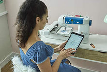 Load image into Gallery viewer, EverSewn Sparrow X Next-Generation Sewing and Embroidery Machine-Customize Designs and Monitor Projects from Your Smart Device, White
