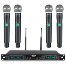 Load image into Gallery viewer, Phenyx Pro UHF Wireless Handheld Microphone System PTU-5000A Bundle with The Customizable Large Size Carrying Case

