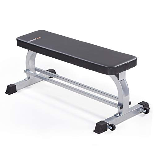 Flat Weight Workout Bench, Cheertran 700LBS Exercise Bench for Weight Training and Ab Exercise - Utility Workout Benches for Home