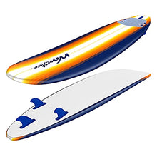 Load image into Gallery viewer, Wavestorm 8ft Classic Longboard Surfboard (Org Burst), AZ22-WSSF800-ORG
