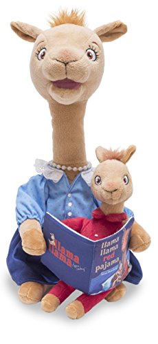 Cuddle Barn - Animated Mama Llama | Talking Stuffed Animal Plush Toy Recites Popular Children's Book 