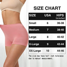 Load image into Gallery viewer, Cotton Boyshort Underwear for Women Seamless Panties Stretch Boxer Briefs Boy Short Panty (X-Large, B2204COT-2)
