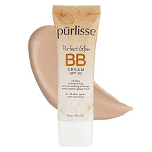 Load image into Gallery viewer, purlisse Perfect Glow BB Cream SPF 30: Clean &amp; Cruelty-Free, Medium Flawless Coverage, Hydrates with Jasmine | Light 1.4oz
