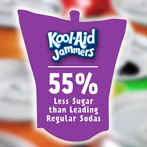 Kool-Aid Jammers Grape Flavored Juice Drink, 6 Fl Oz (Pack of 10)
