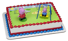 Load image into Gallery viewer, Decopac Peppa Pig Swing Set DecoSet Cake Decoration Topper Pink, 3.2" x 1.8"
