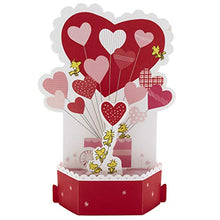 Load image into Gallery viewer, Hallmark Paper Wonder Musical Peanuts Pop Up Valentines Day Card (Plays Linus and Lucy)

