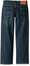 Load image into Gallery viewer, Levi's Boys' 505 Regular Fit Jeans, Husky Cash, 10

