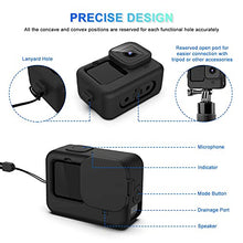Load image into Gallery viewer, Accessories Kit for GoPro Hero 10/9 Black, Silicone Sleeve Protective Case with Rubber Cap + 6Pcs Tempered Glass Screen Protector with Lens Cover Cap for GoPro Hero 10/9
