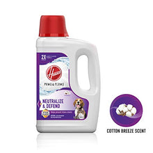 Load image into Gallery viewer, Hoover, White Paws &amp; Claws Deep Cleaning Carpet Shampoo with Stainguard, Concentrated Machine Cleaner Solution for Pets, 64oz Formula, AH30925, White
