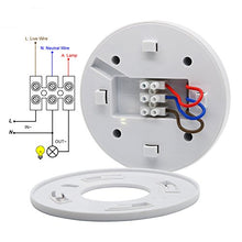 Load image into Gallery viewer, Sensky 360 Degree Ceiling Mount Occupancy Sensor, 110-240V PIR Motion Sensor Switch, High Sensitive Movement Detector Light Switch, Neutral Required(Max Detection Distance: 6 m)
