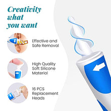 Load image into Gallery viewer, WAXIWAY Q-Grips Ear Wax Remover Kit | 3-in-1 Ear Cleaner + Silicone Ear Wax Removal Tool w/ 16 Replacement Ear Cleaner Spiral Tips | Reusable Q Grip Earwax Removal Kit Safe for Adults, Kids &amp; Toddlers
