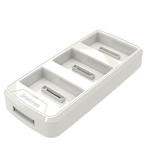 Smatree Battery Charging Hub Compatible for DJI Phantom 4/4 Pro/4 Pro V2.0/4 Adv(Charge 3 Batteries One by One, Converting Phantom 4 Battery into Power Bank)